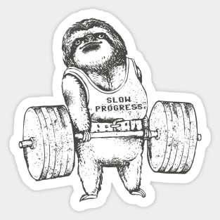 Sloth Lift Sticker